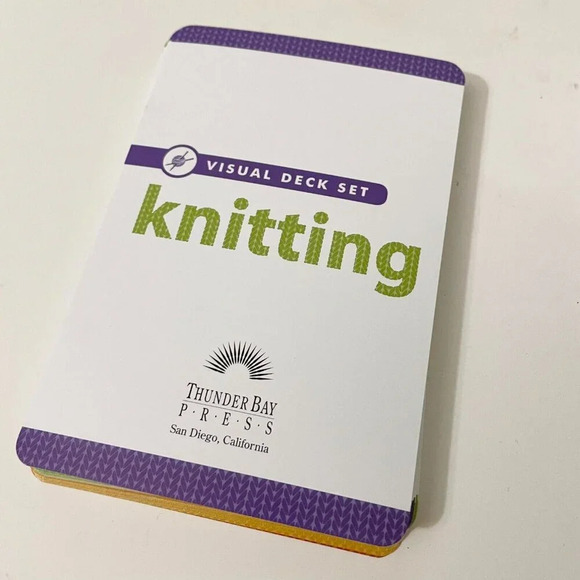 Visual Deck  Set Knitting Thunder Bay Press Knitting Kit - Picture 13 of 15